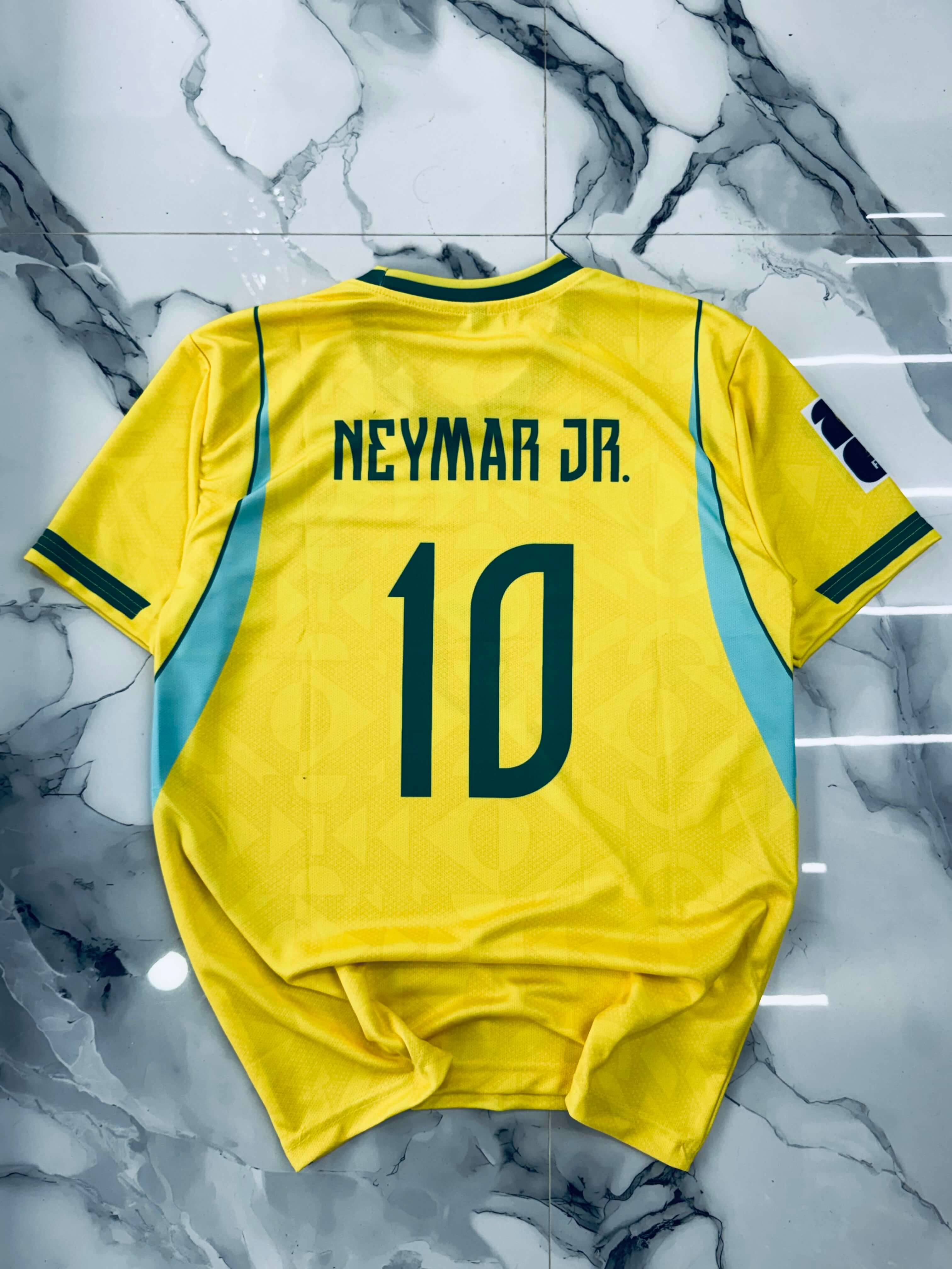 Brazil #10 Football Jersey – Premium Fan Edition Yellow