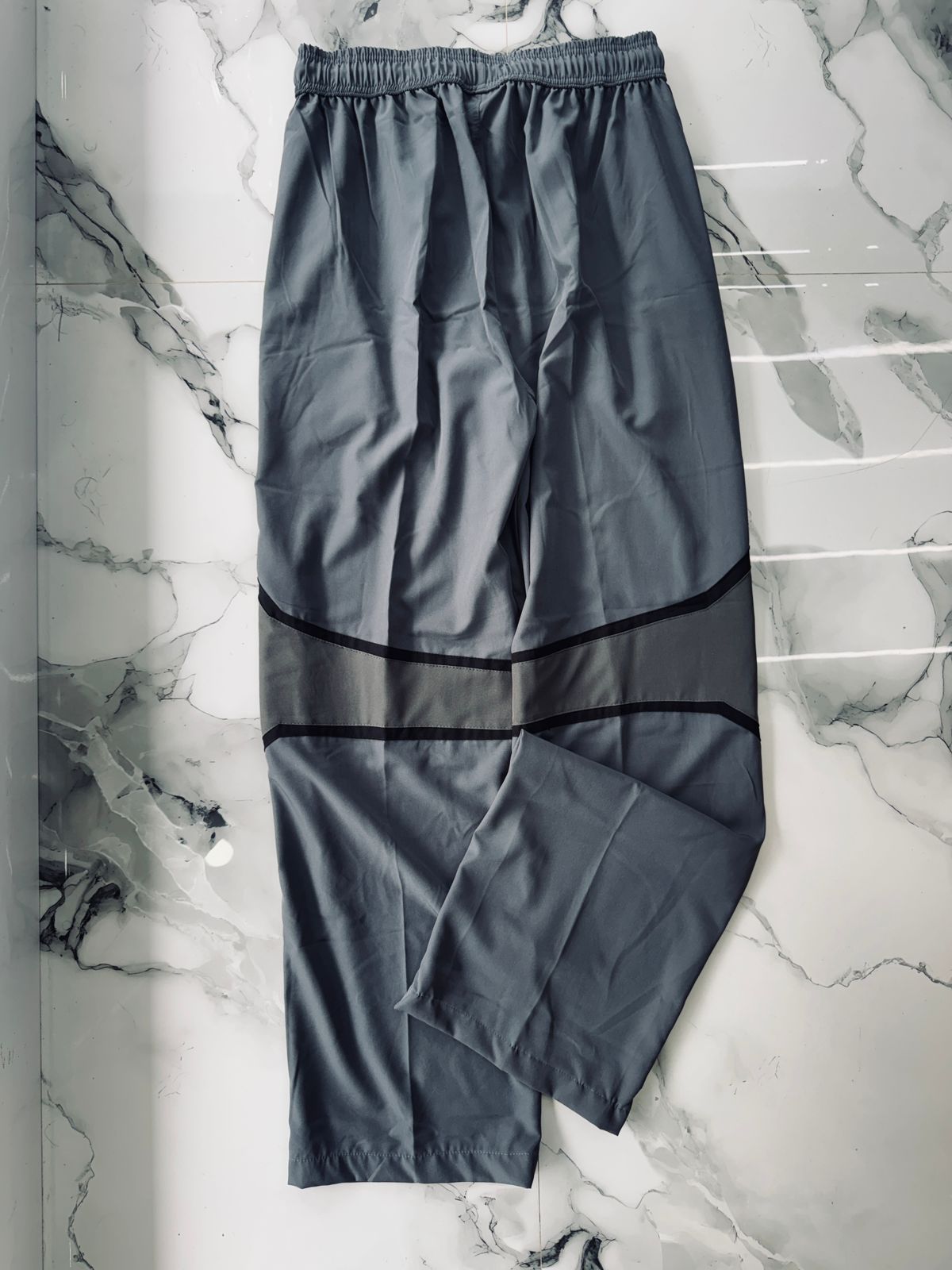 Premium Grey Athletic Track Pants for Men – Lightweight Casual Sports Joggers
