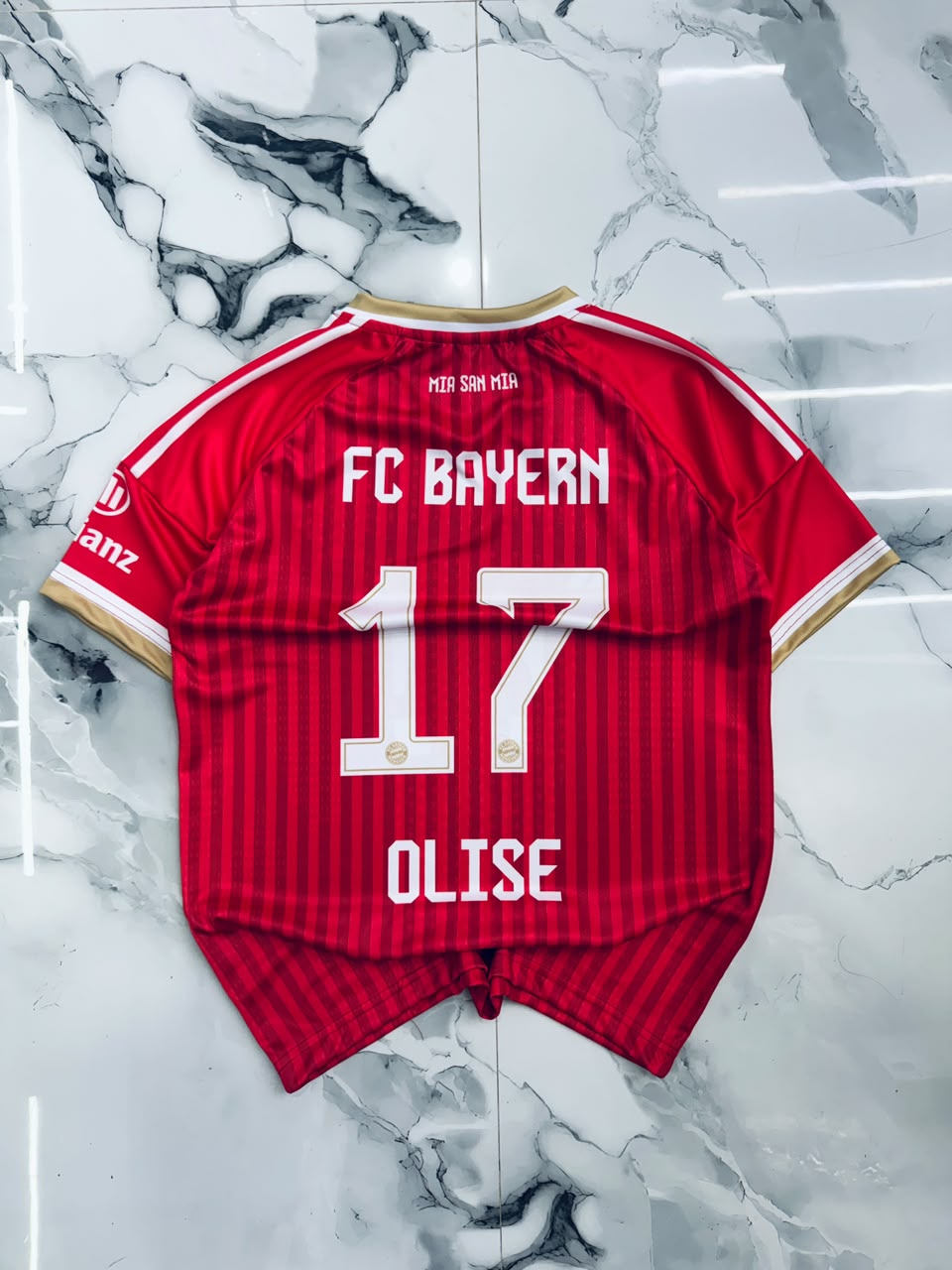 FC Bayern Munich Home Jersey  – Michael Olise #17 Football Shirt