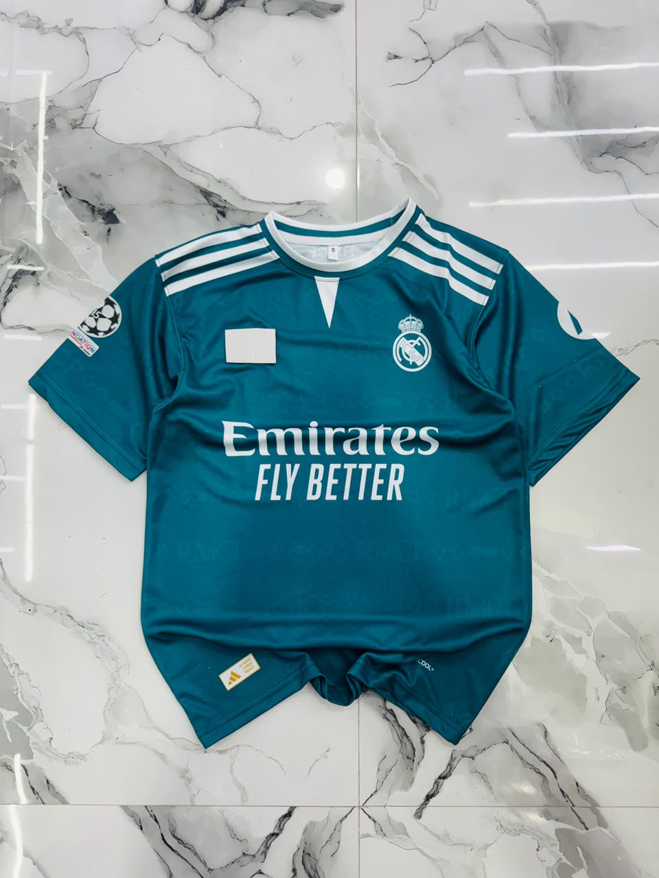 Real Madrid 2024/25 Third Football Jersey – Teal Green | Premium Fan Edition