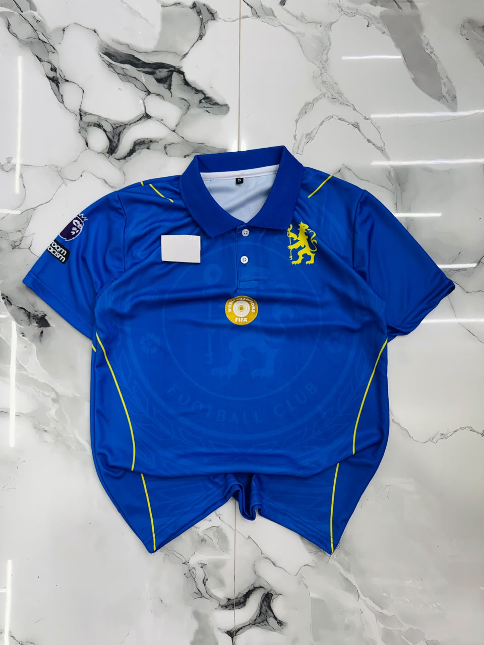 Chelsea FC 2024/25 Blue Polo Football Jersey – Premium Fan Edition