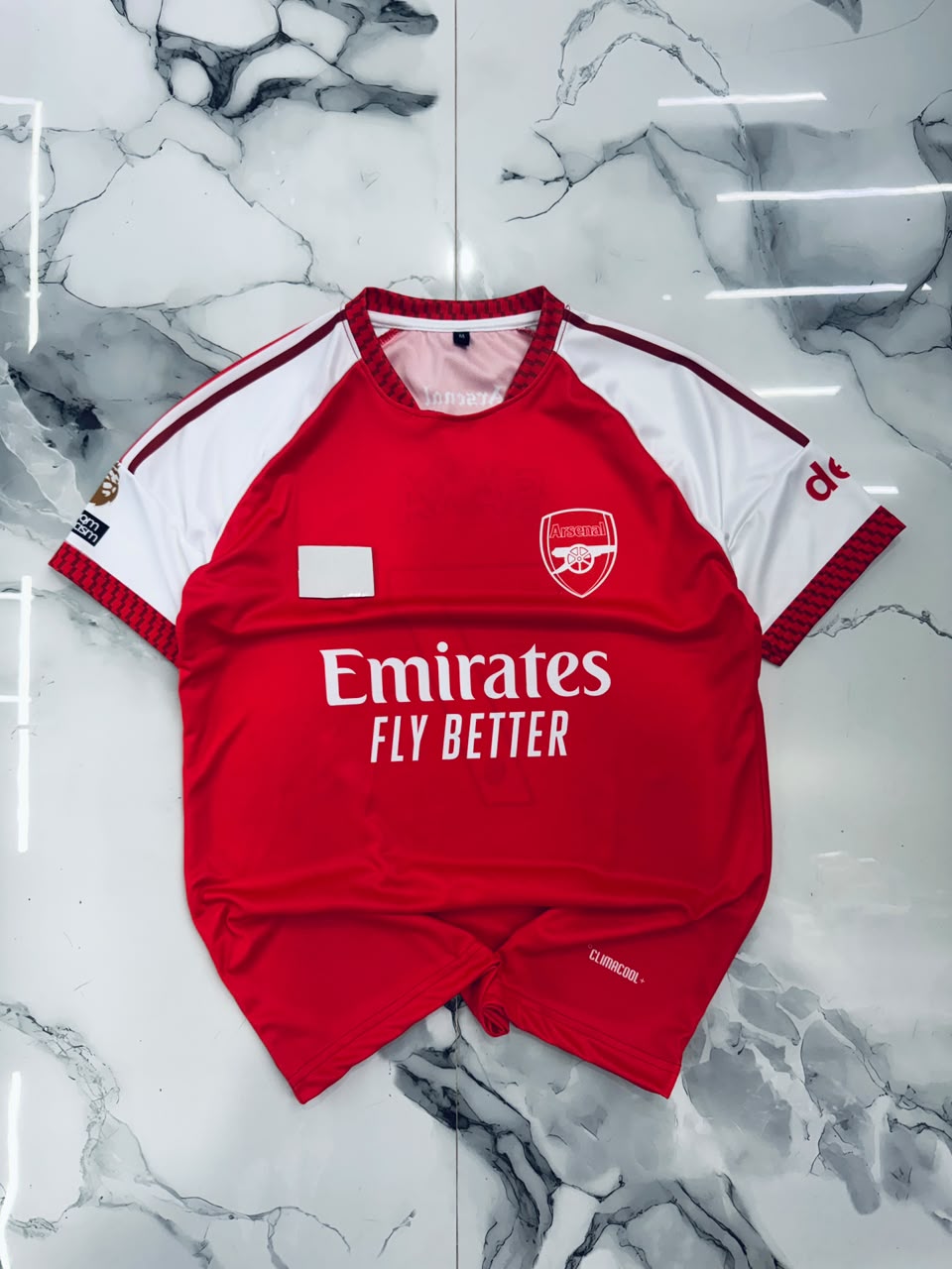 Arsenal 2024/25 Home Football Jersey – Red & White | Premium Fan Edition