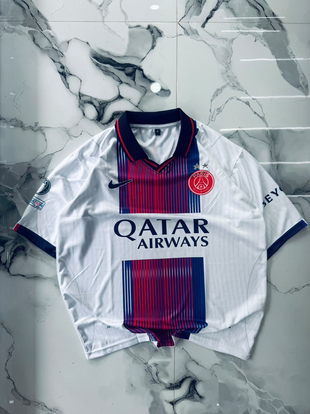 Paris Saint-Germain Away Football Jersey – Premium Fan Edition (White)
