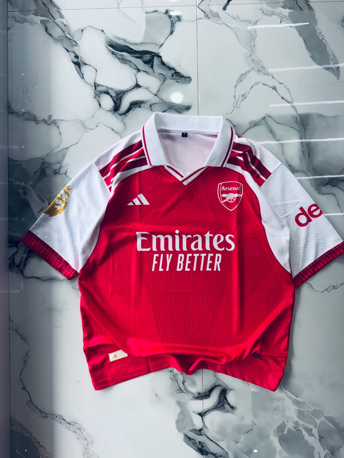 Arsenal Home Football Jersey – Premium Fan Edition (Red & White)