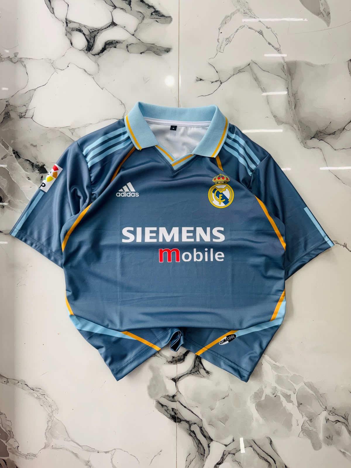Real Madrid Retro Away Football Jersey – Siemens Mobile Classic Edition