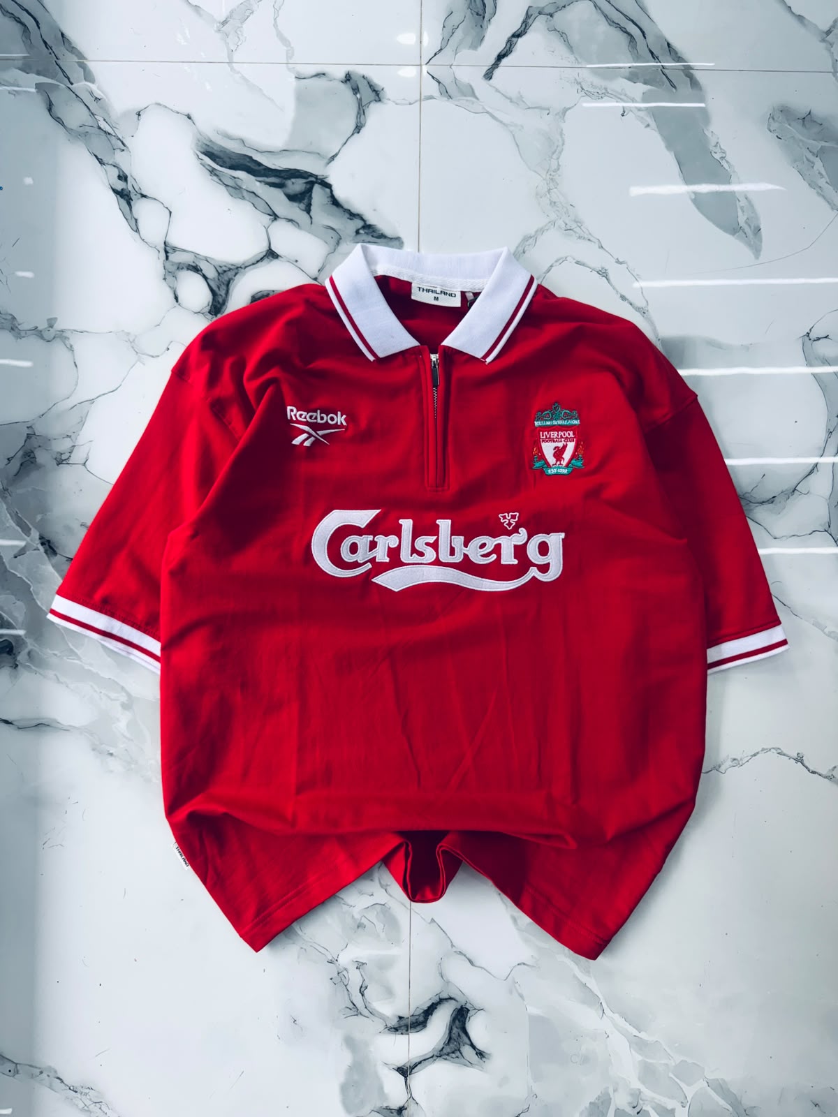 Liverpool FC 1996-97 Retro Five Sleeve Oversized T-Shirt