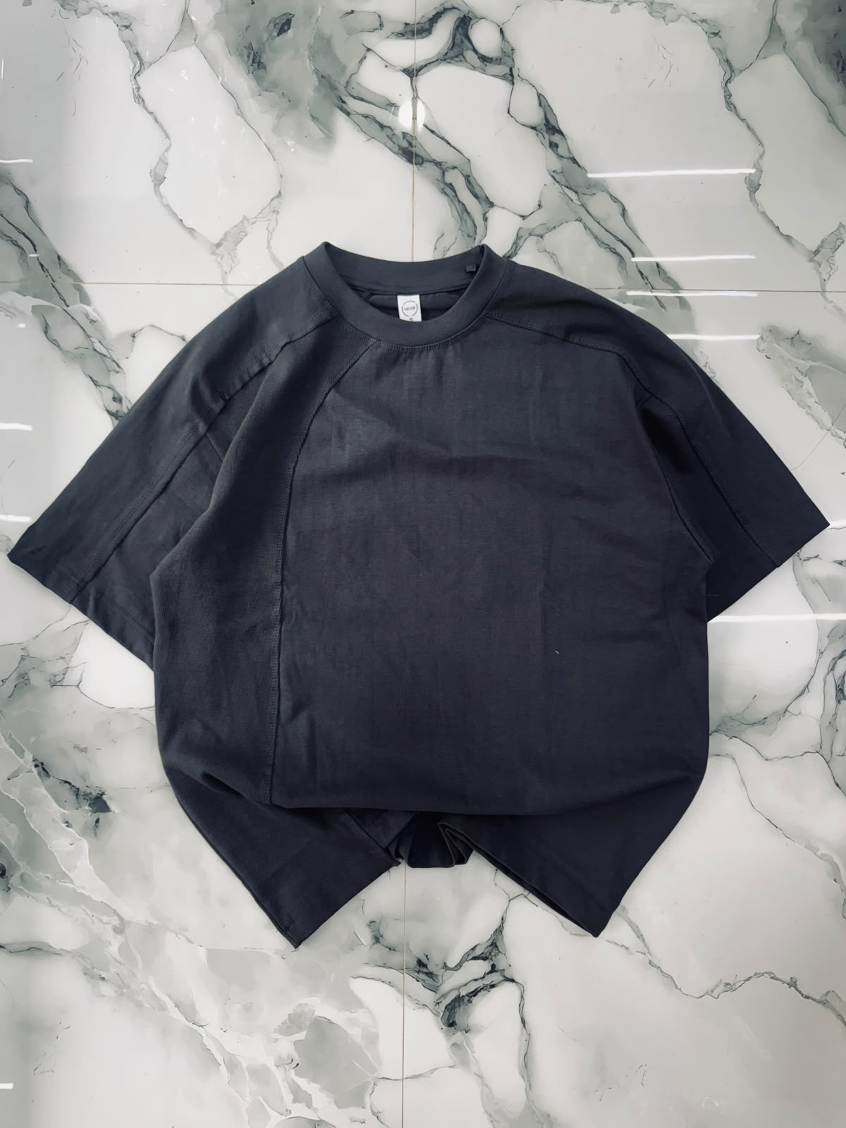 Premium Oversized Heavyweight Plain Black T-Shirt
