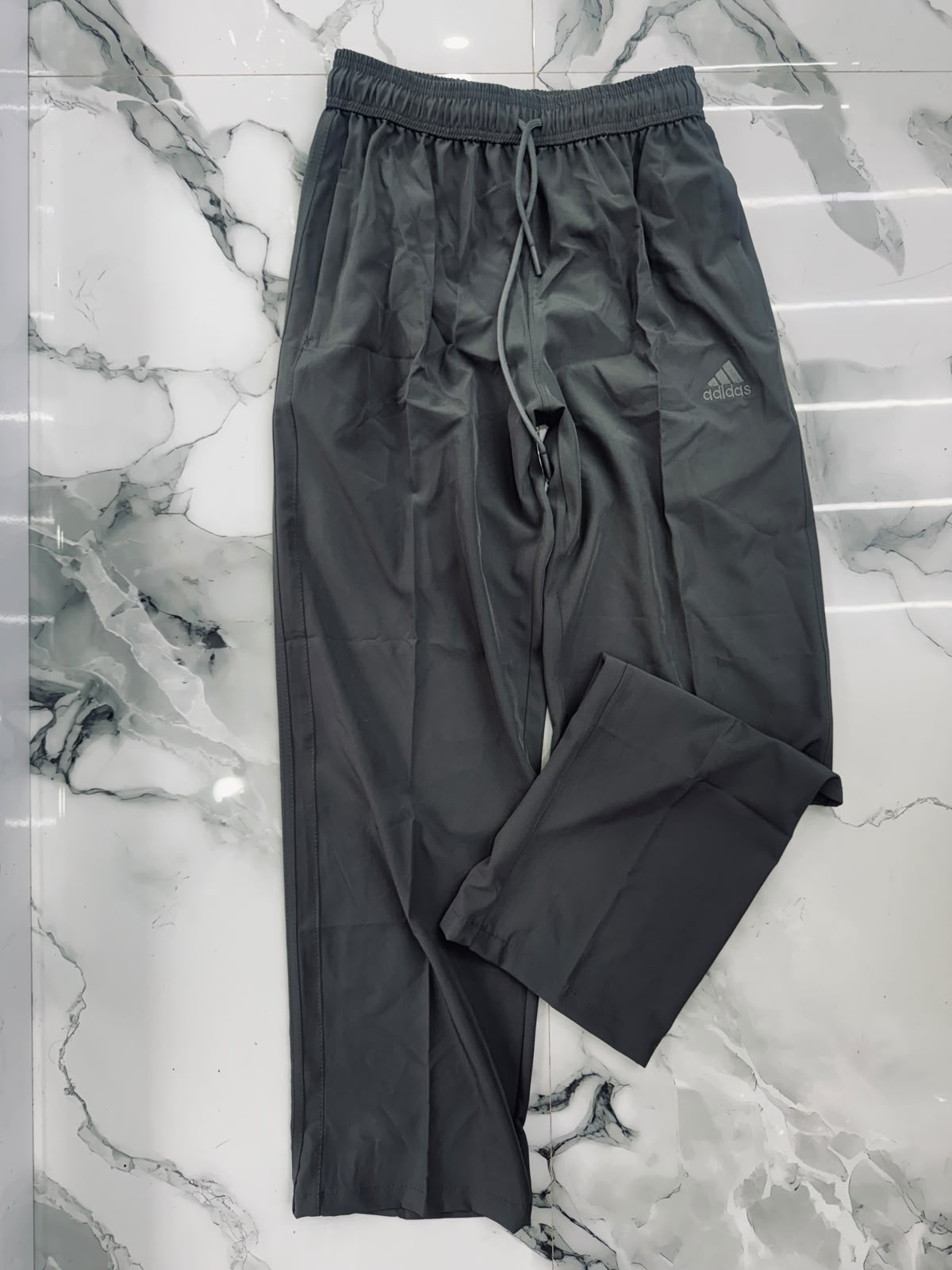 Adidas Premium Lightweight Track Pants – Charcoal Grey