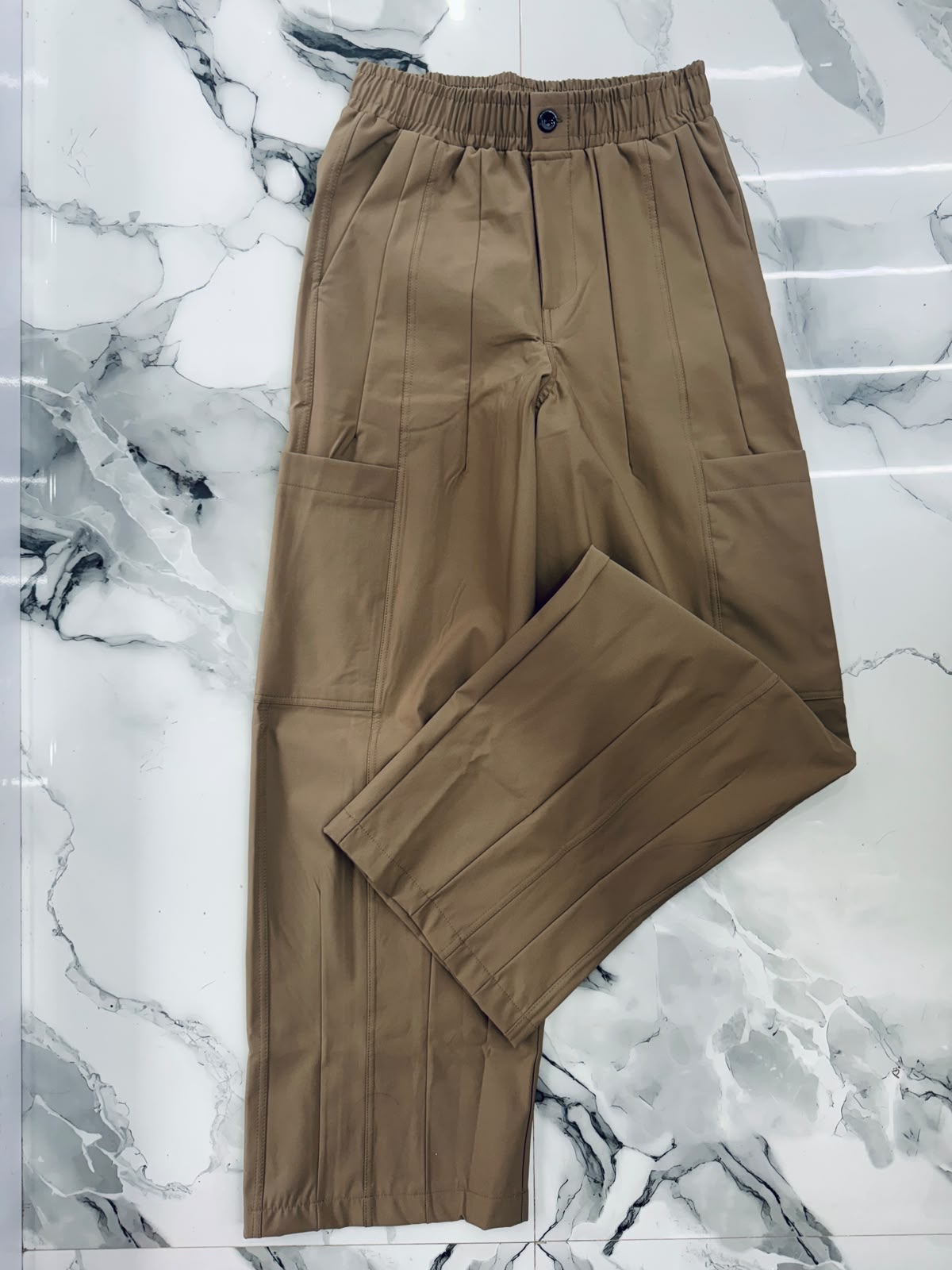 Premium Utility Cargo Pants – Khaki Brown