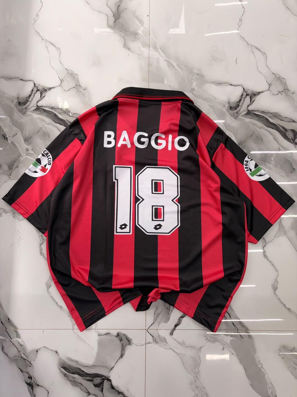 Roberto Baggio AC Milan #18 Football Jersey