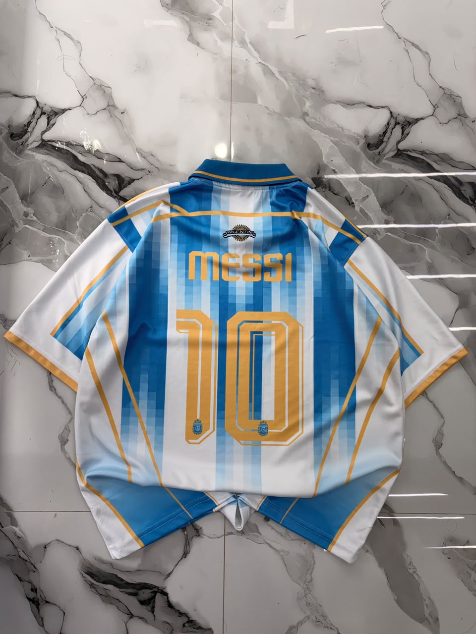 Lionel Messi Argentina #10 Football Jersey