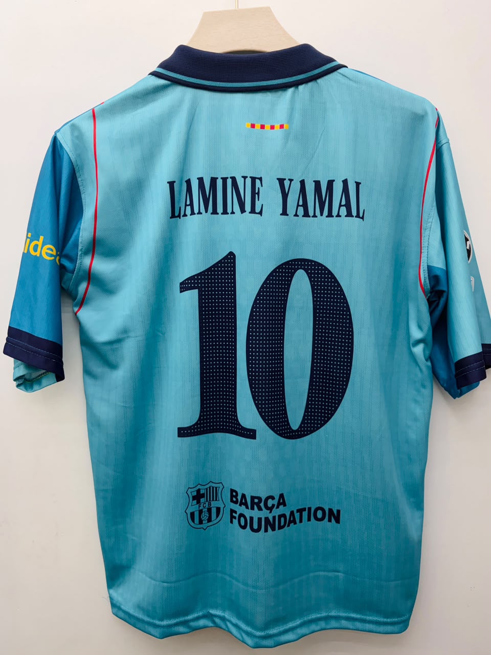 FC Barcelona – Lamine Yamal #10 Embroidery Jersey (2023–24 Away Kit)