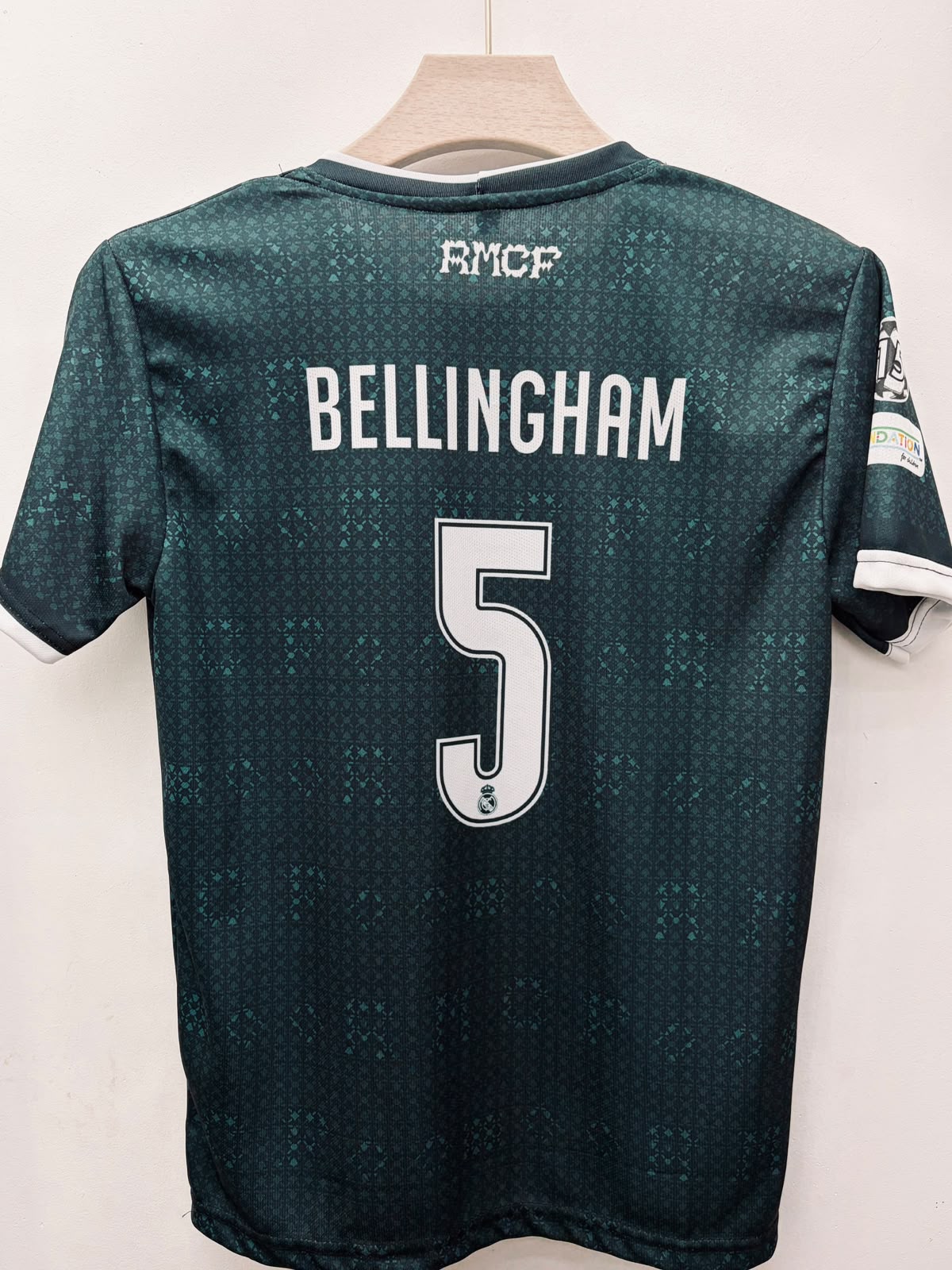 Real Madrid – Jude Bellingham #5 Round Neck Embroidery Jersey (2024–25 Third / Concept Kit)