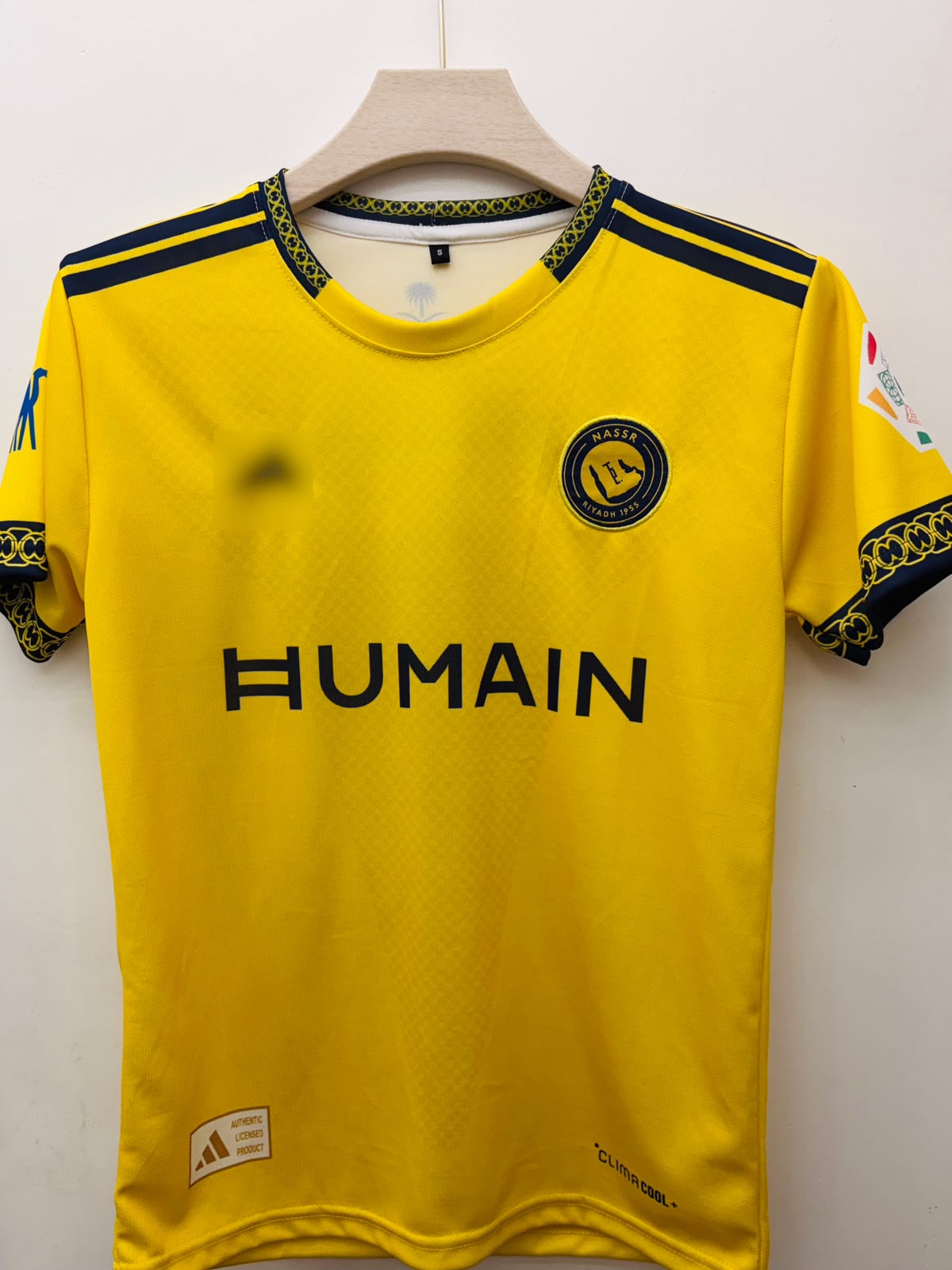 Al Nassr FC – Cristiano Ronaldo #7 Round Neck Embroidery Jersey (2023–24 Home Kit)