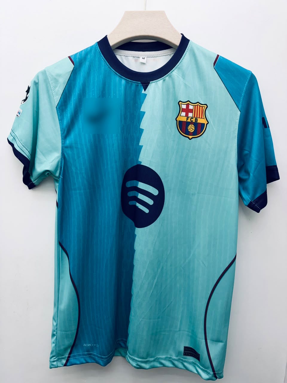 FC Barcelona – Lamine Yamal #10 Round Neck Embroidery Jersey (2023–24 Away Kit)