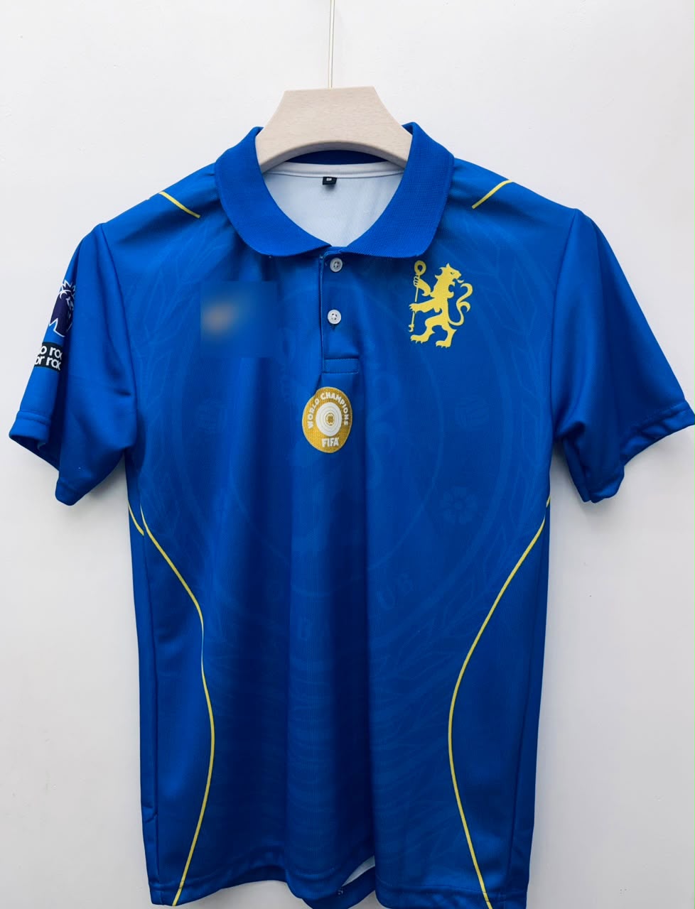 Chelsea FC – Cole Palmer #10 Button Collar Embroidery Jersey (2005–06 Retro Inspired Kit)