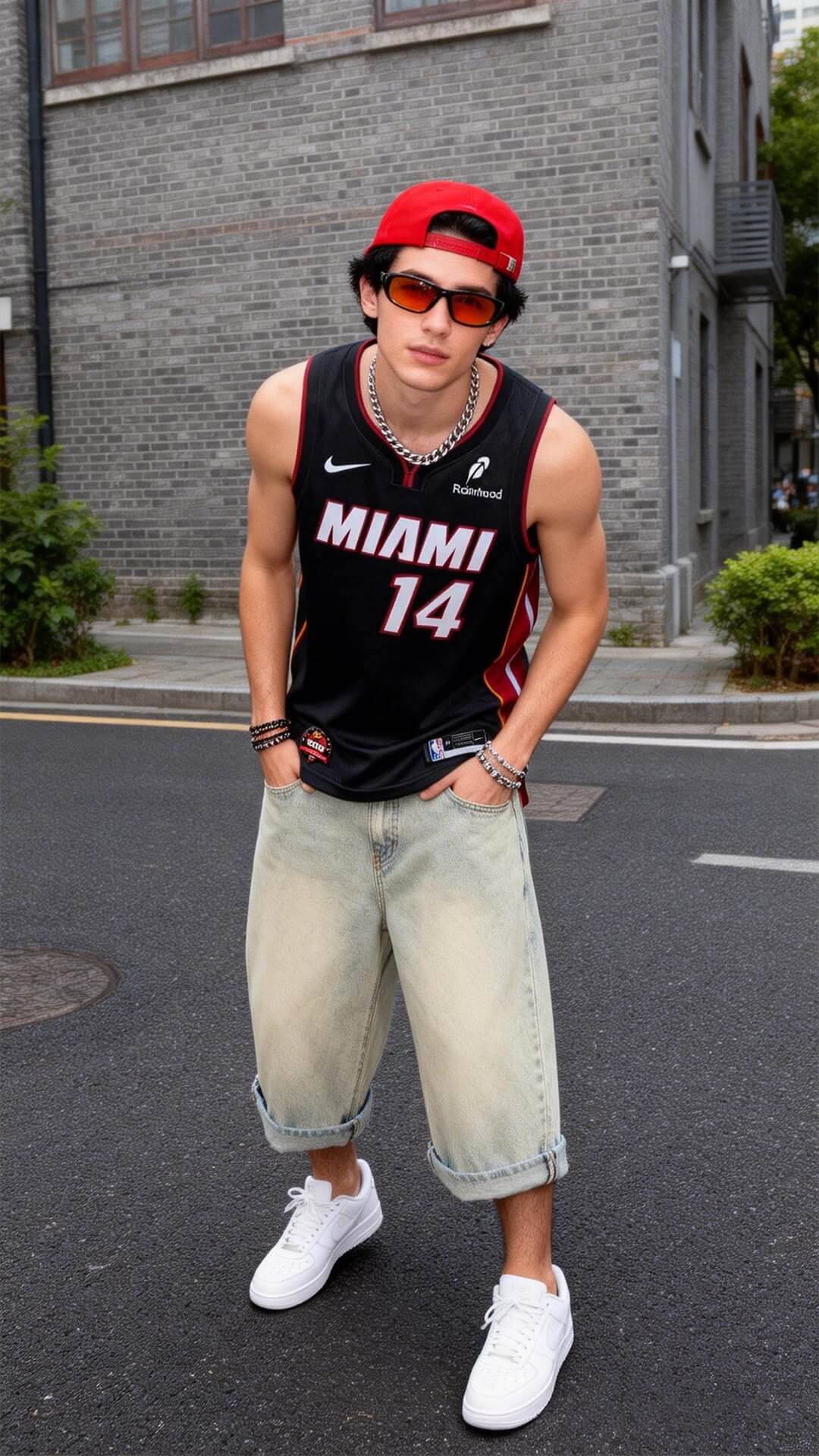 sleevless jersey